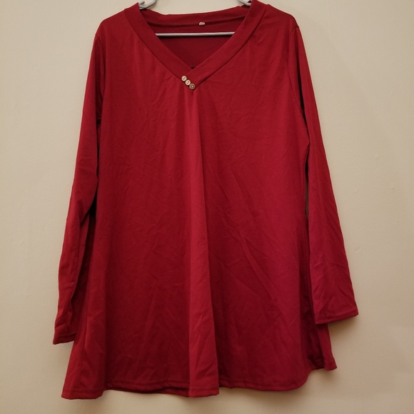 NWOT Maroon Women's Shirt XXL/2X - Picture 5 of 7